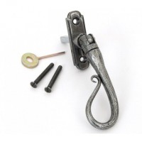 Anvil 33603 Shepherds Crook Left Hand Espagnolette Handle Pewter 35.10