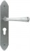 Anvil 33604/47 Gothic Euro Profile Lever Lock Door Handles Pewter Patina