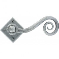 Anvil 33612 Monkeytail Lever Door Handles on Diamond Rosette Pewter 78.88