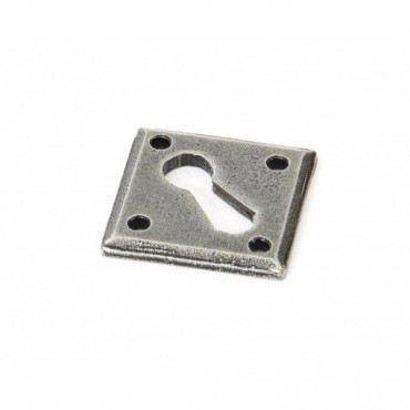 Anvil 33613 Diamond Lever Key Escutcheon Pewter