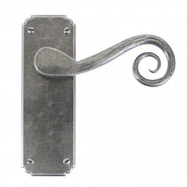 Anvil 33616 Monkeytail Lever Latch Door Handles Pewter