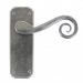 Anvil 33616 Monkeytail Lever Latch Door Handles Pewter Patina