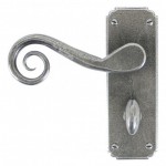 Anvil 33617 Monkeytail Lever Bathroom Lock Door Handles Pewter 111.76