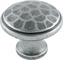 Anvil 33626 30mm Beaten Cupboard Knob Pewter Patina 10.72