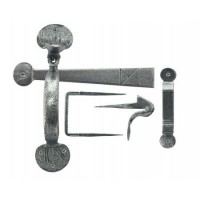 Anvil 33649 Medium Bean Thumblatch Set Pewter 68.56
