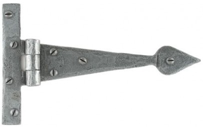 Anvil 33651 6" Arrow Head Tee Hinges in Pairs Pewter