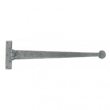 Anvil 33656 Penny End 18" Tee Hinges per Pair Pewter Patina