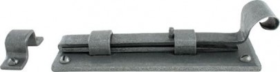 Anvil 33663 6" Straight Door Bolt Pewter Patina