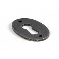 Anvil 33665 Oval Lever Key Escutcheon Pewter 11.14