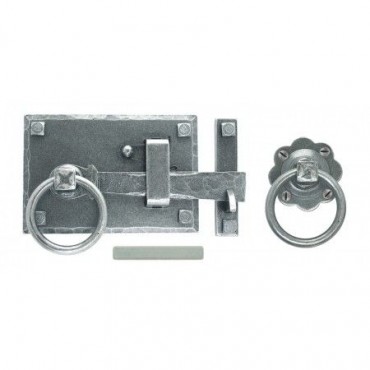 Anvil 33666 Cottage Latch Set Left Hand Pewter Patina