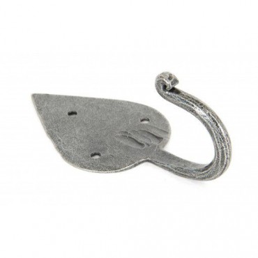 Anvil 33688 Gothic Coat Hook Pewter Patina