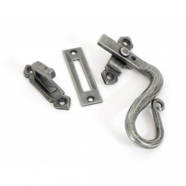 Anvil 33709 Locking Shepherds Crook Window Casement Fastener Right Hand Pewter