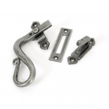 Anvil 33710 Locking Shepherds Crook Window Casement Fastener Left Hand Pewter