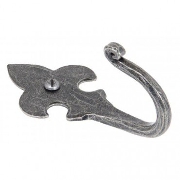 Anvil 33722 Fleur De Lys Coat Hook Pewter