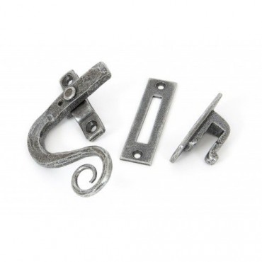 Anvil 33725 Locking Monkeytail Window Casement Fastener Left Hand Pewter