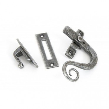 Anvil 33726 Locking Monkeytail Window Casement Fastener Right Hand Pewter