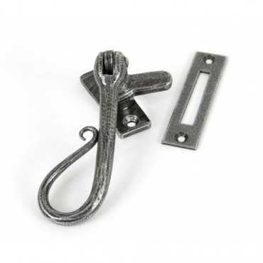 Anvil 33727 Shepherds Crook Reversible Window Casement Fastener Pewter