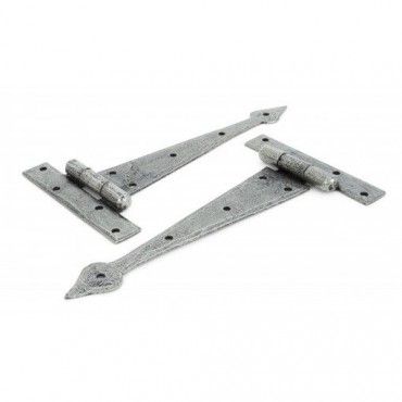 Anvil 33790 9" Arrow Head Tee Hinges in Pairs Pewter