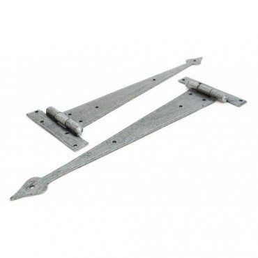 Anvil 33791 15" Arrow Head Tee Hinges in Pairs Pewter