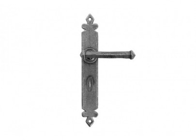 Anvil 33802 Tudor Lever Bathroom Lock Door Handles Pewter Patina