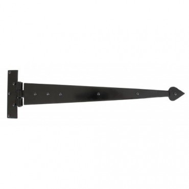 Anvil 33808 22" Arrow Head Tee Hinges in Pairs Black