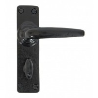 Anvil 33822 Smooth Lever Bathroom Lock Door Handles Black 37.58