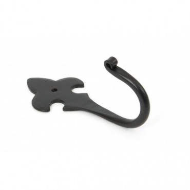 Anvil 33834 Fleur De Lys Coat Hook Black