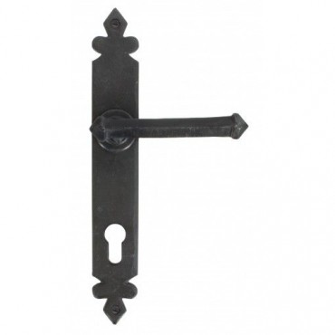Anvil 33854 92mm Tudor Espagnolette Euro Lock Door Handle Set Beeswax