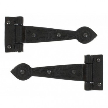 Anvil 33884 Cast 6" Tee Hinges per Pair Antique Black