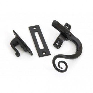 Anvil 33953 Locking Monkeytail Window Casement Fastener Right Hand Black