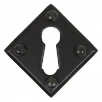 Anvil 33965 Diamond Lever Key Escutcheon Black 16.25