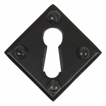 Anvil 33965 Diamond Lever Key Escutcheon Black