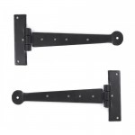 Anvil 33988 Penny End 9\" Tee Hinges per Pair Black 35.05