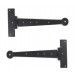 Anvil 33988 Penny End 9" Tee Hinges per Pair Black 35.05