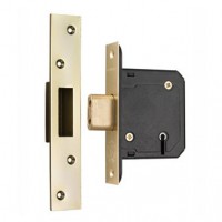 Securefast 76mm 5 Lever Deadlock Brass BS3621-2007 35.72
