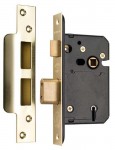 Securefast 64mm 5 Lever Sashlock Brass BS3621-2007 40.69