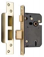 Securefast 64mm 5 Lever Sashlock Brass BS3621-2007 40.69