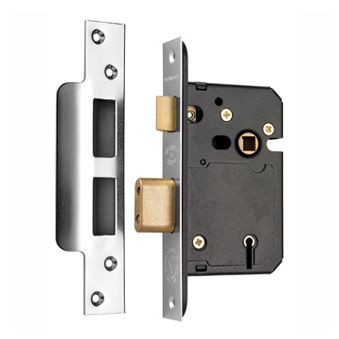 Securefast 76mm 5 Lever Sashlock Satin BS3621-2007