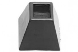 582 Taper Socket for 16mm Square Bolt Galv 5.86