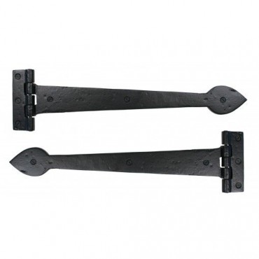 Anvil 73227 Cast 16" Tee Hinges per Pair Smooth Black