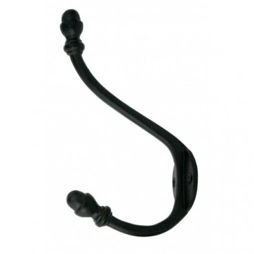 Anvil 83542 Hat & Coat Hook Black