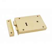 Anvil 83588 Large Rim Lock Right Hand Polished Brass 205.24