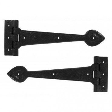 Anvil 83621 Cast 12" Tee Hinges per Pair Antique Black