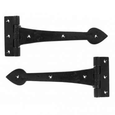 Anvil 83625 Cast 10.1/2" Tee Hinges per Pair Smooth Black