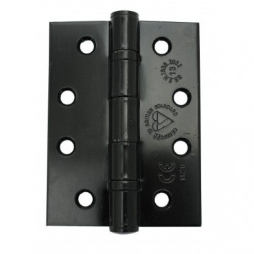 Anvil 91043 4" Ball Bearing Butt Hinges in Pairs Black