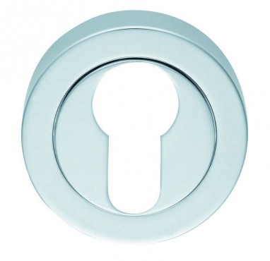 Carlisle Brass Euro Profile Escutcheon AA1CP Polished Chrome