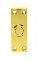 Carlisle Brass Oblong Bell Push AA31 Polished Brass 13.80