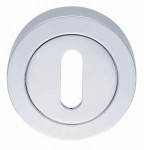 Serozzetta Lever Key Escutcheon SZM003CP Polished Chrome 2.52