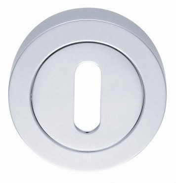 Serozzetta Lever Key Escutcheon SZM003CP Polished Chrome