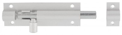 Barrel Bolt 100mm Straight Aluminium